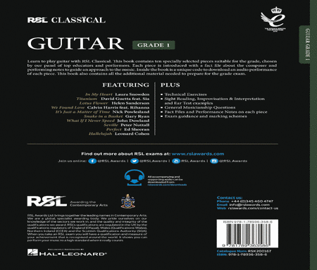 RSL Classical Guitar Grade 1 (2022)