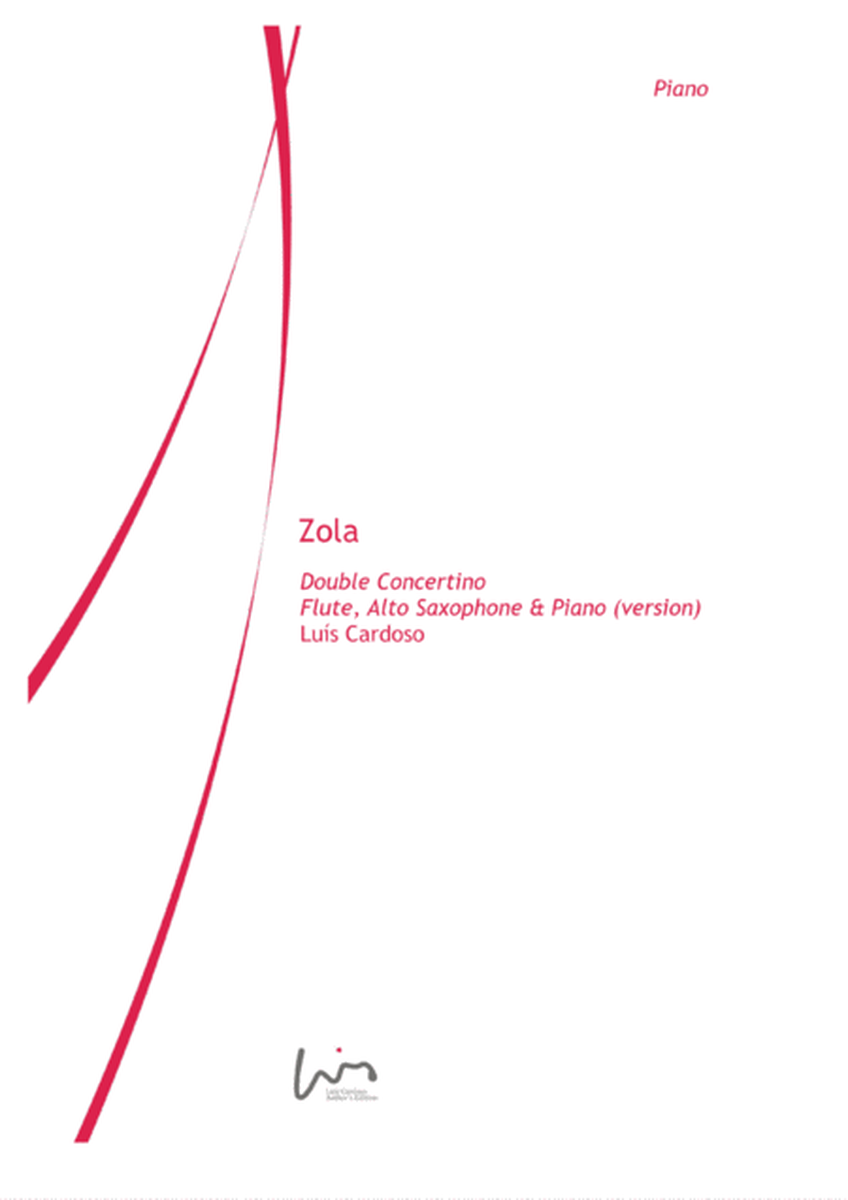 Zola (Flute, Alto Saxophone & Piano version) image number null