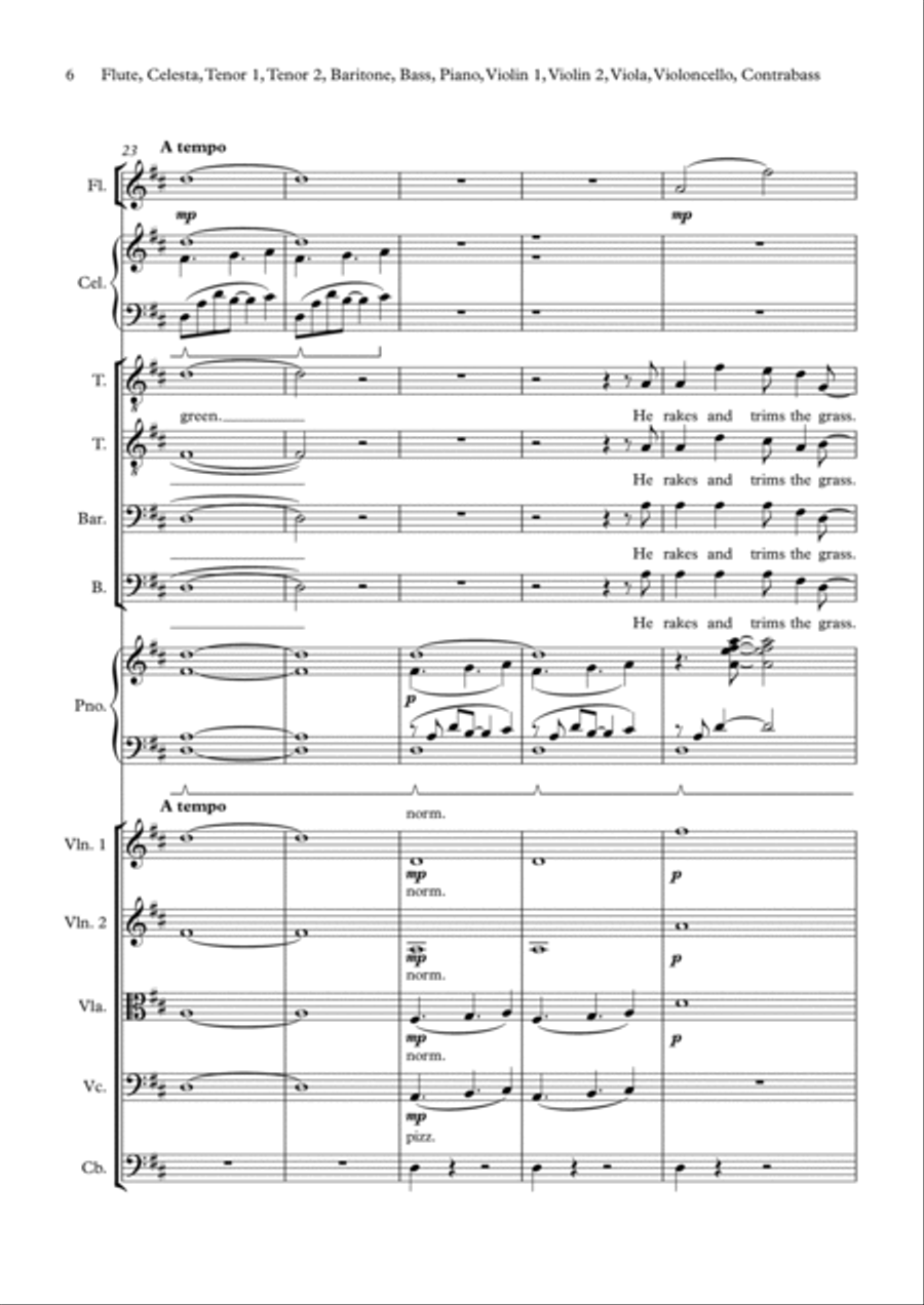 Somewhere That's Green Somewhere That's Green Chamber Orchestra scores gallery preview page 6