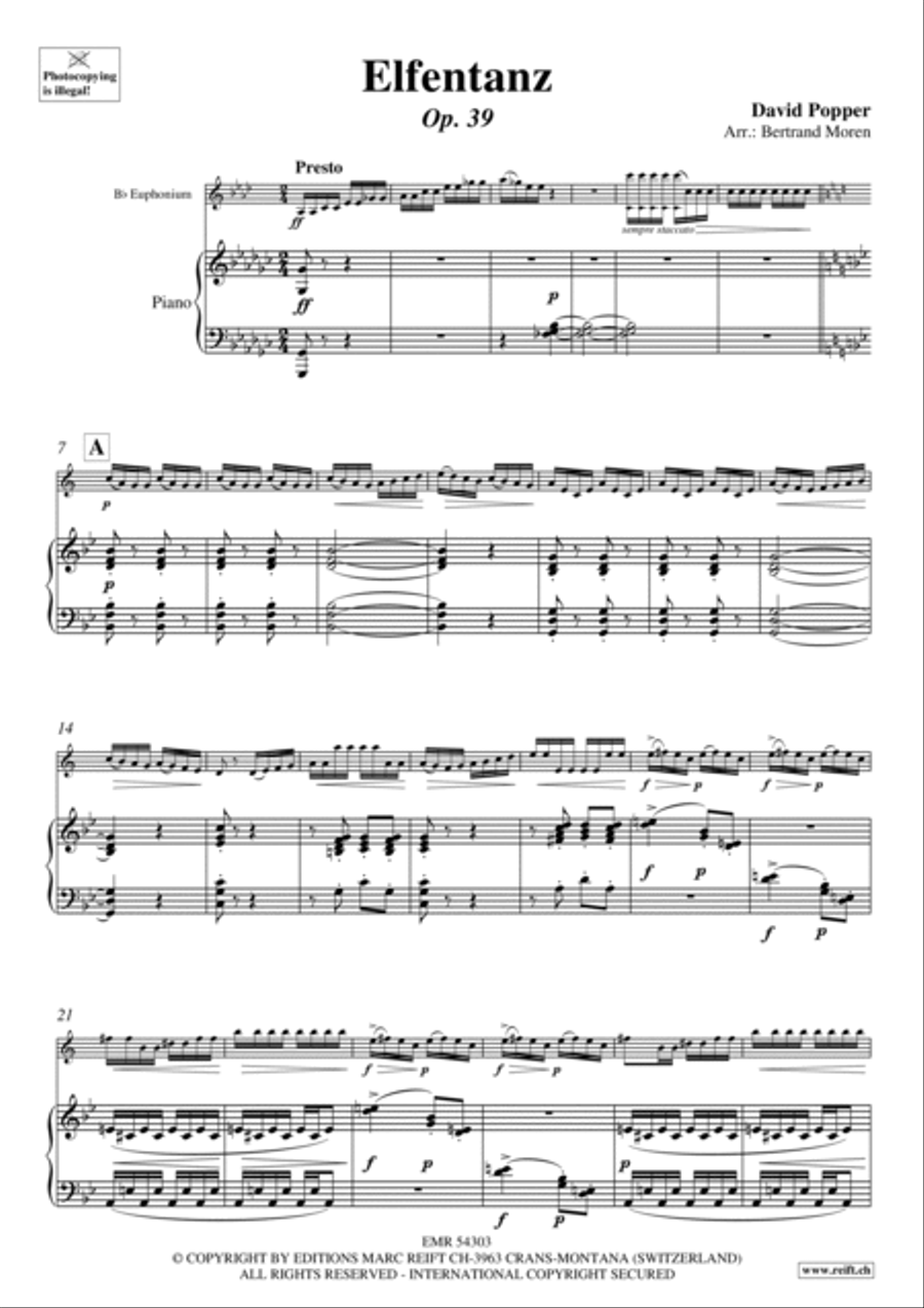 Elfentanz Elfentanz Euphonium scores gallery preview page 4