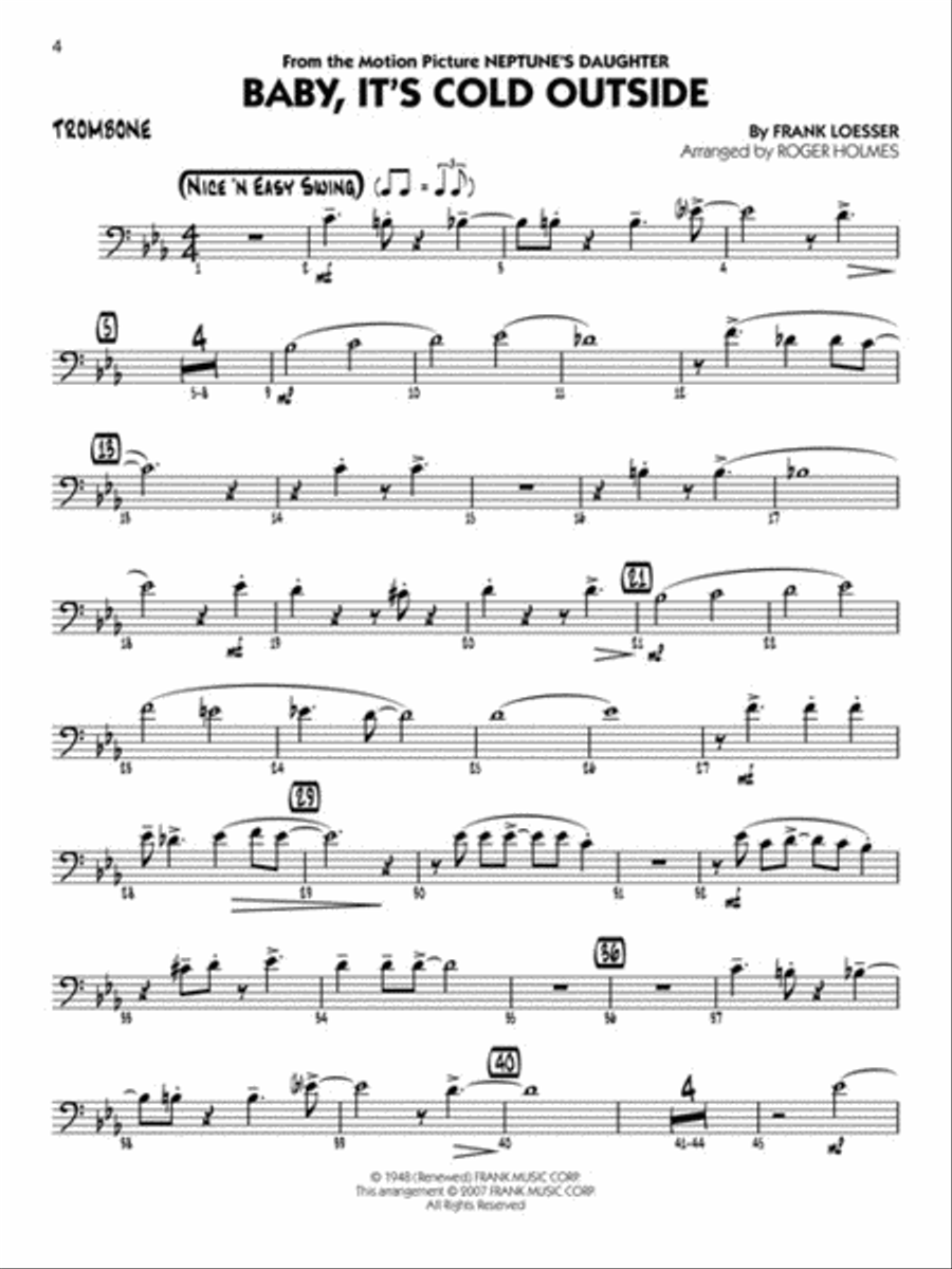 Christmas Favorites - Trombone Big Band scores gallery preview page 3