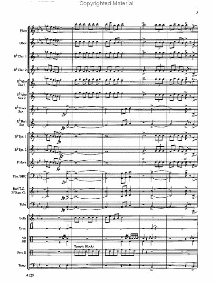 Jingle Bells Around the World Concert Band scores gallery preview page 3
