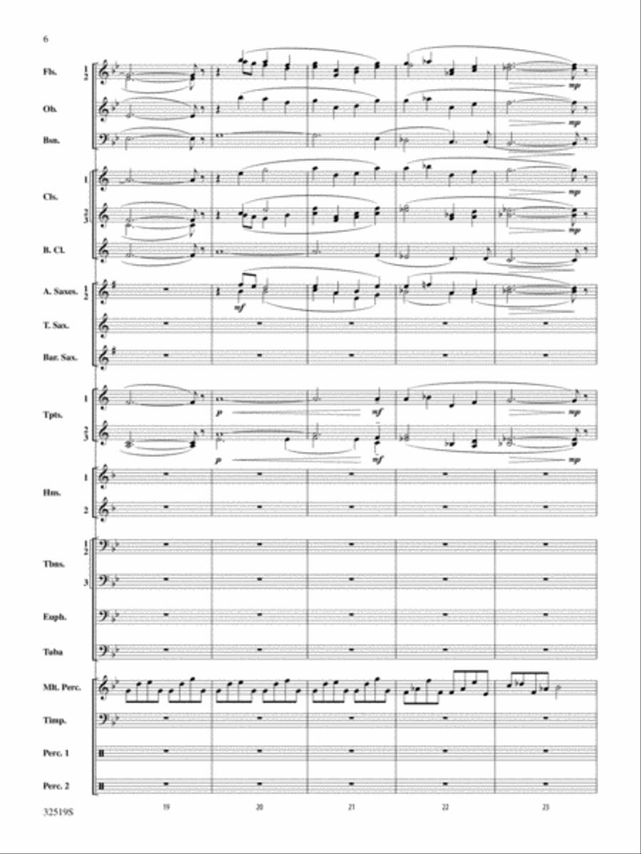 Silent Stands the Elm: Score Concert Band scores gallery preview page 6