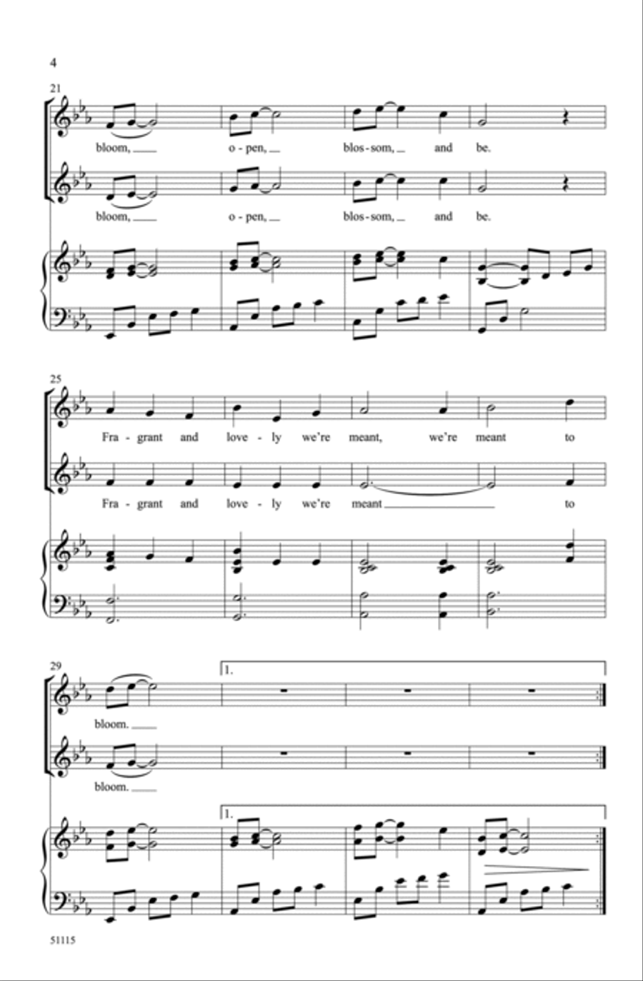 Bloom Choir scores gallery preview page 3