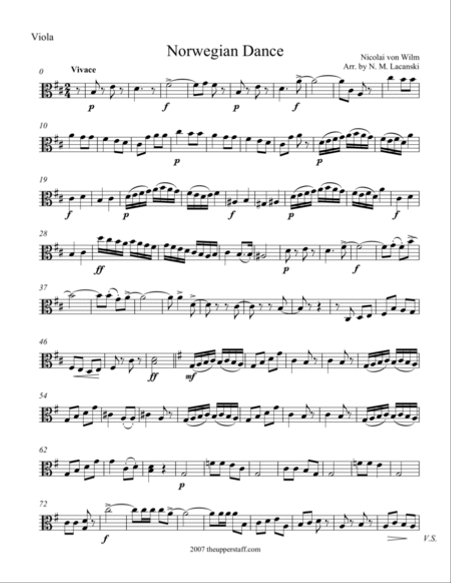 Norwegian Dance String Quartet scores gallery preview page 3