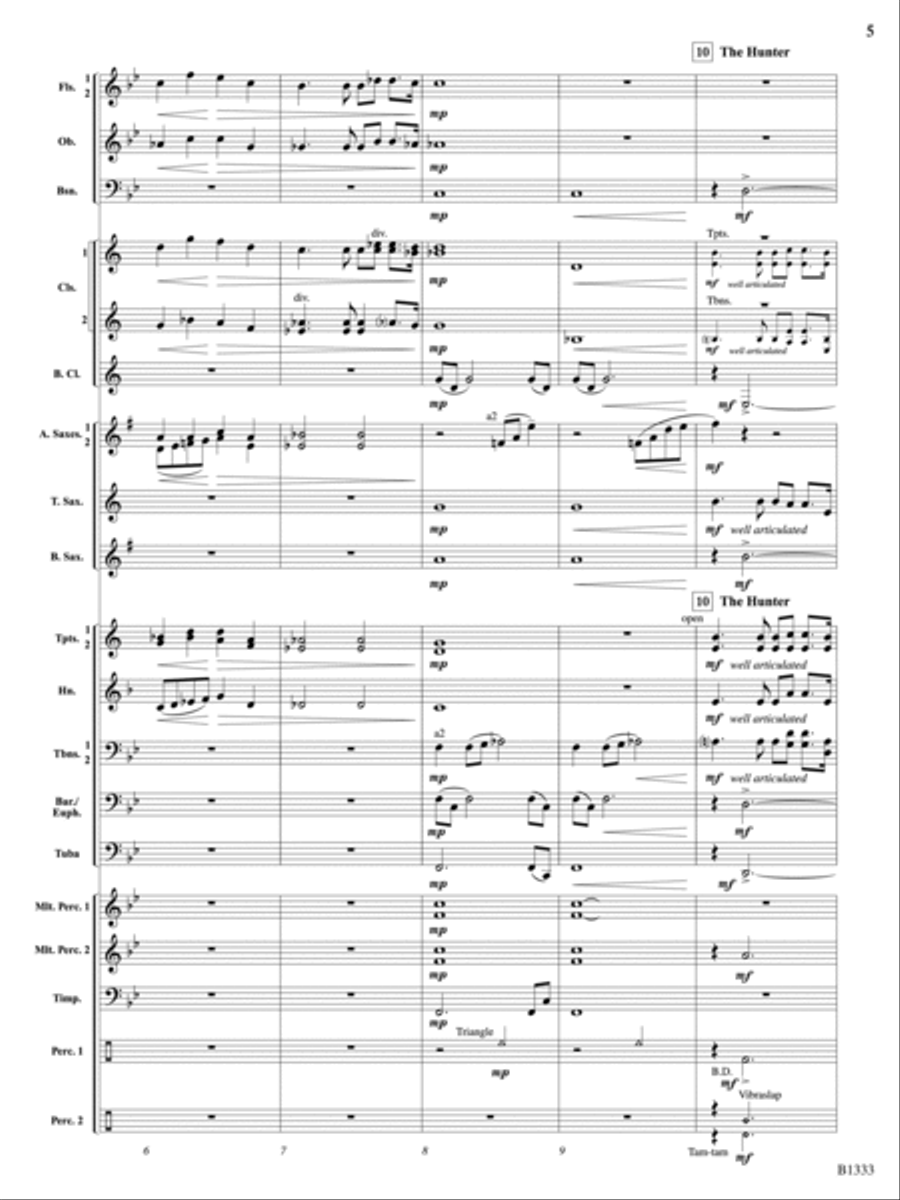 Starscapes: Score Concert Band scores gallery preview page 5