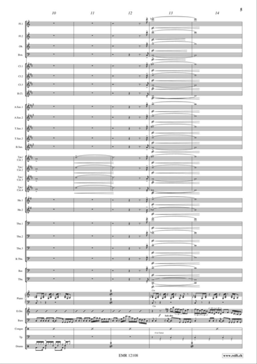 Also Sprach Zarathustra Also Sprach Zarathustra Concert Band scores gallery preview page 5