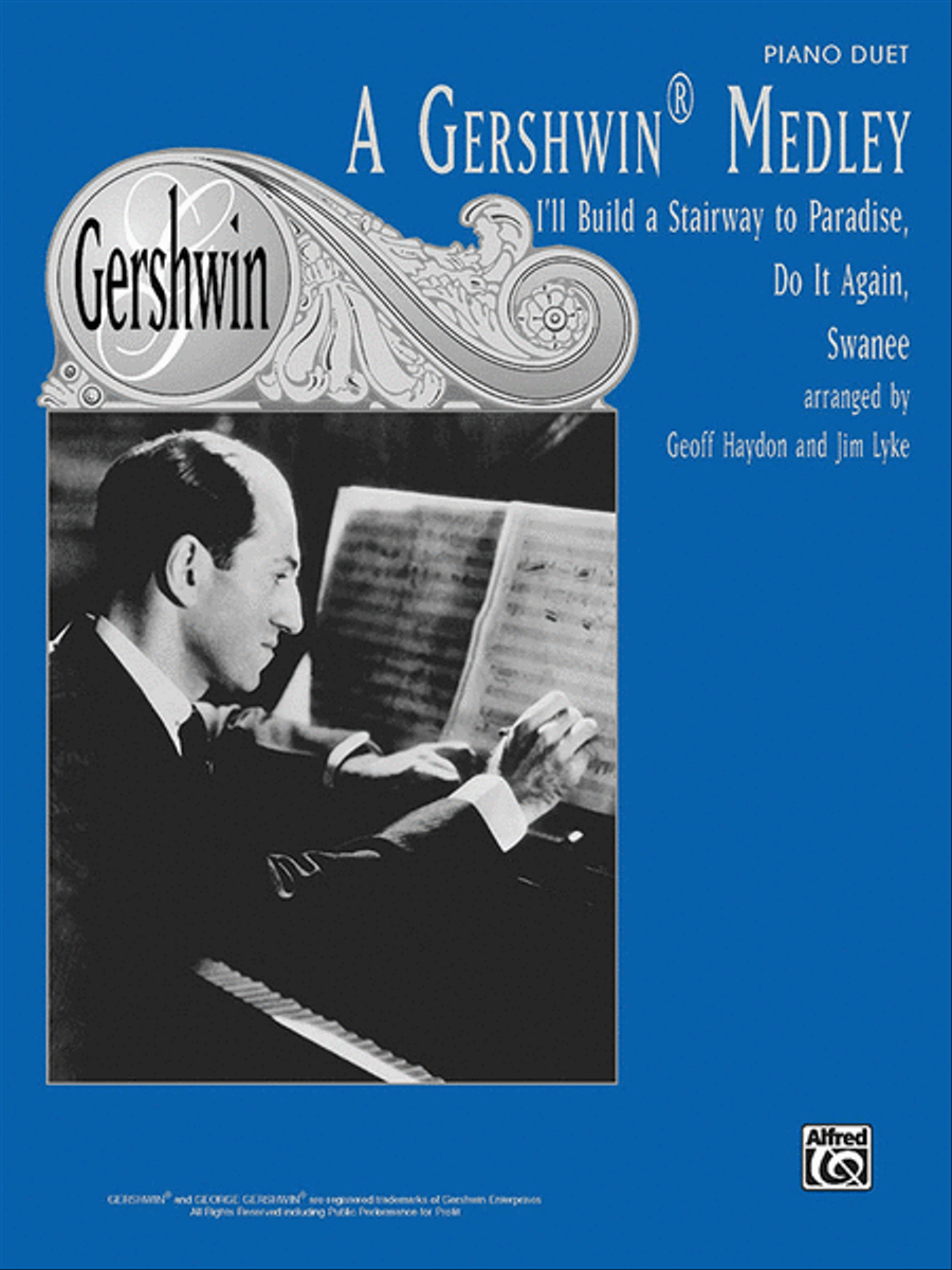 A Gershwin Medley Small Ensemble scores gallery preview page 1