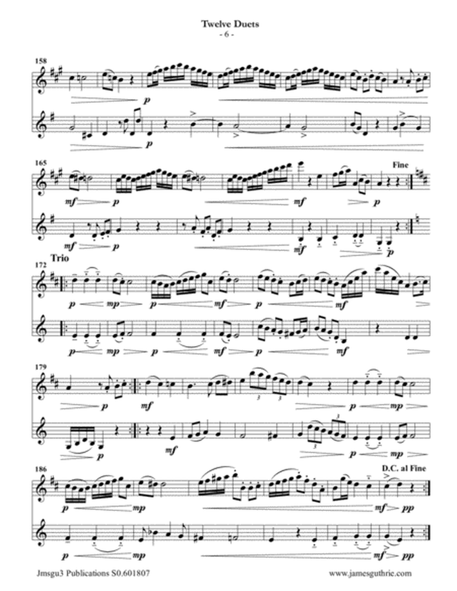 Mozart: 12 Duets K. 487 for Clarinet & Violin image number null