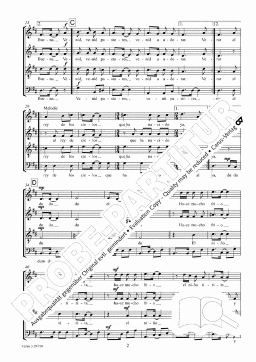 Corramos, corramos Corramos, corramos 4-Part scores gallery preview page 6