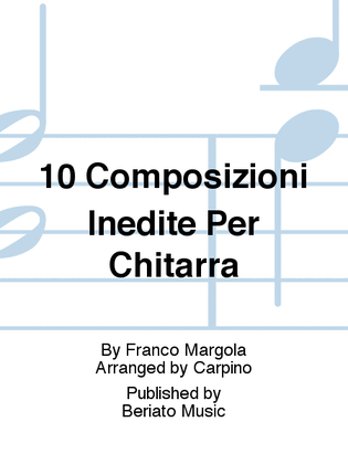 10 Composizioni Inedite Per Chitarra