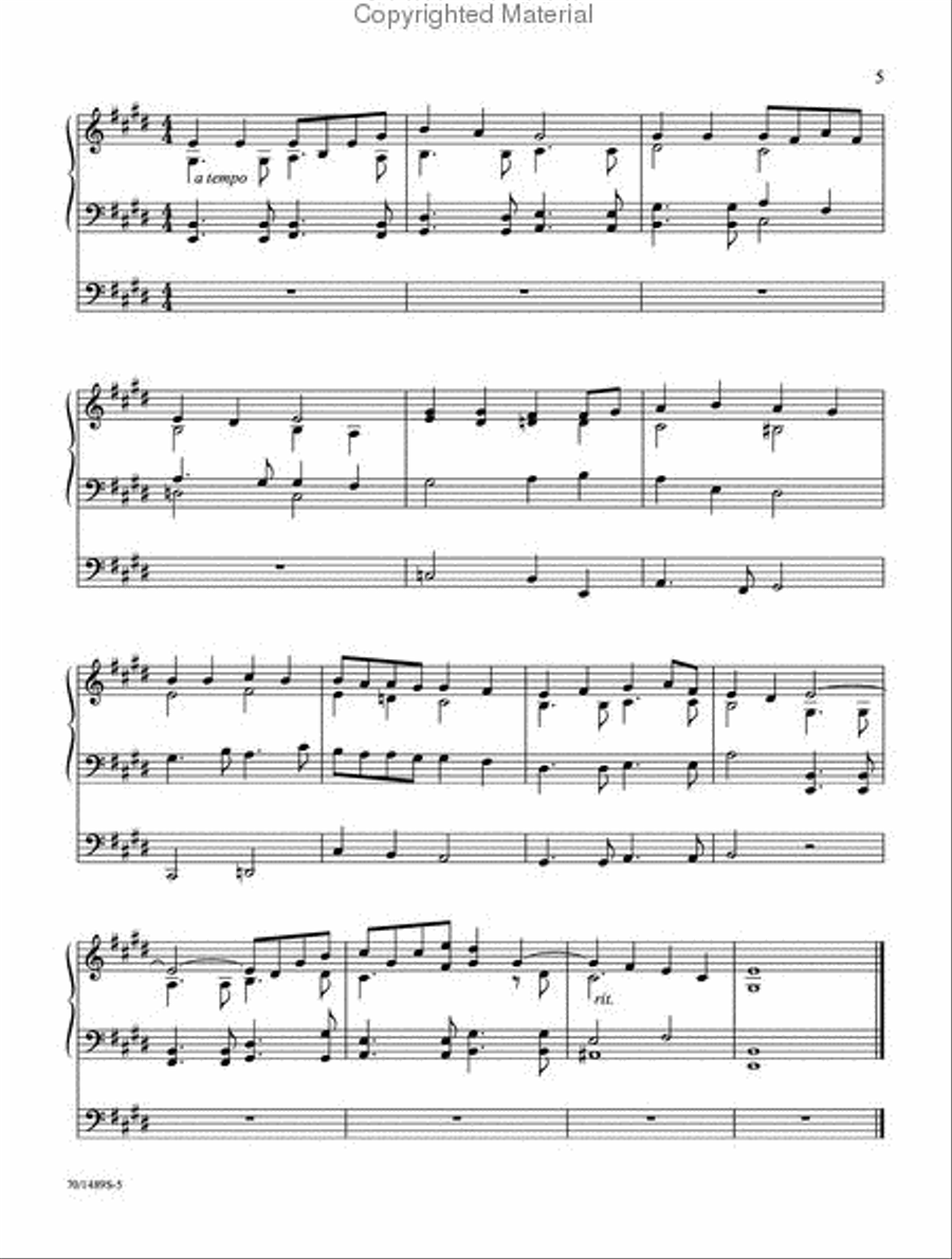 A Treasury of Hymn Settings, Volume 2 Organ Solo scores gallery preview page 4