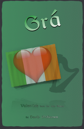 Book cover for Grá, (Irish Gaelic for Love), Flute Duet