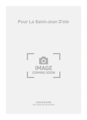 Book cover for Pour La Saint-Jean D'ete