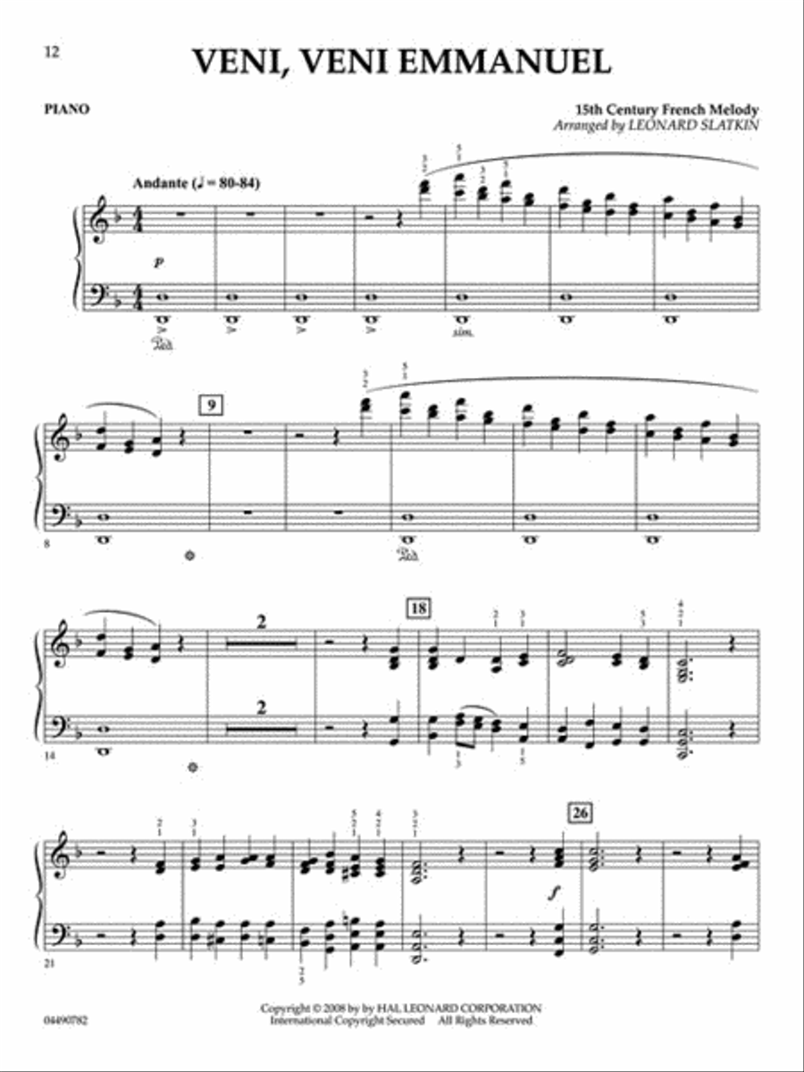 Holidays for Piano and Strings String Orchestra scores gallery preview page 5