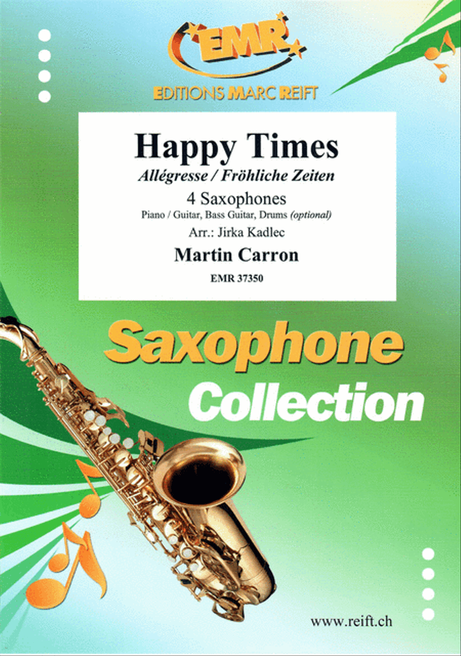 Happy Times Happy Times Saxophone Ensemble scores gallery preview page 1