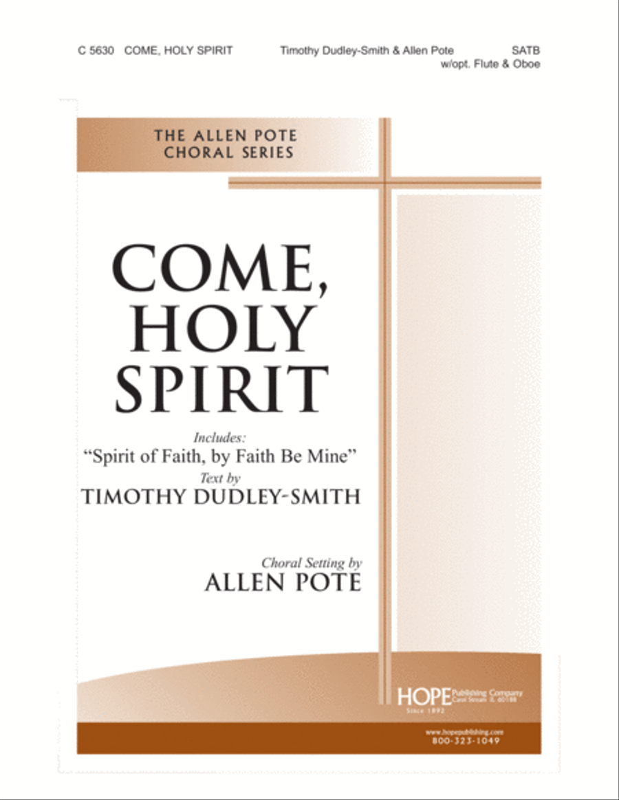 Come, Holy Spirit - SATB 4-Part scores gallery preview page 1