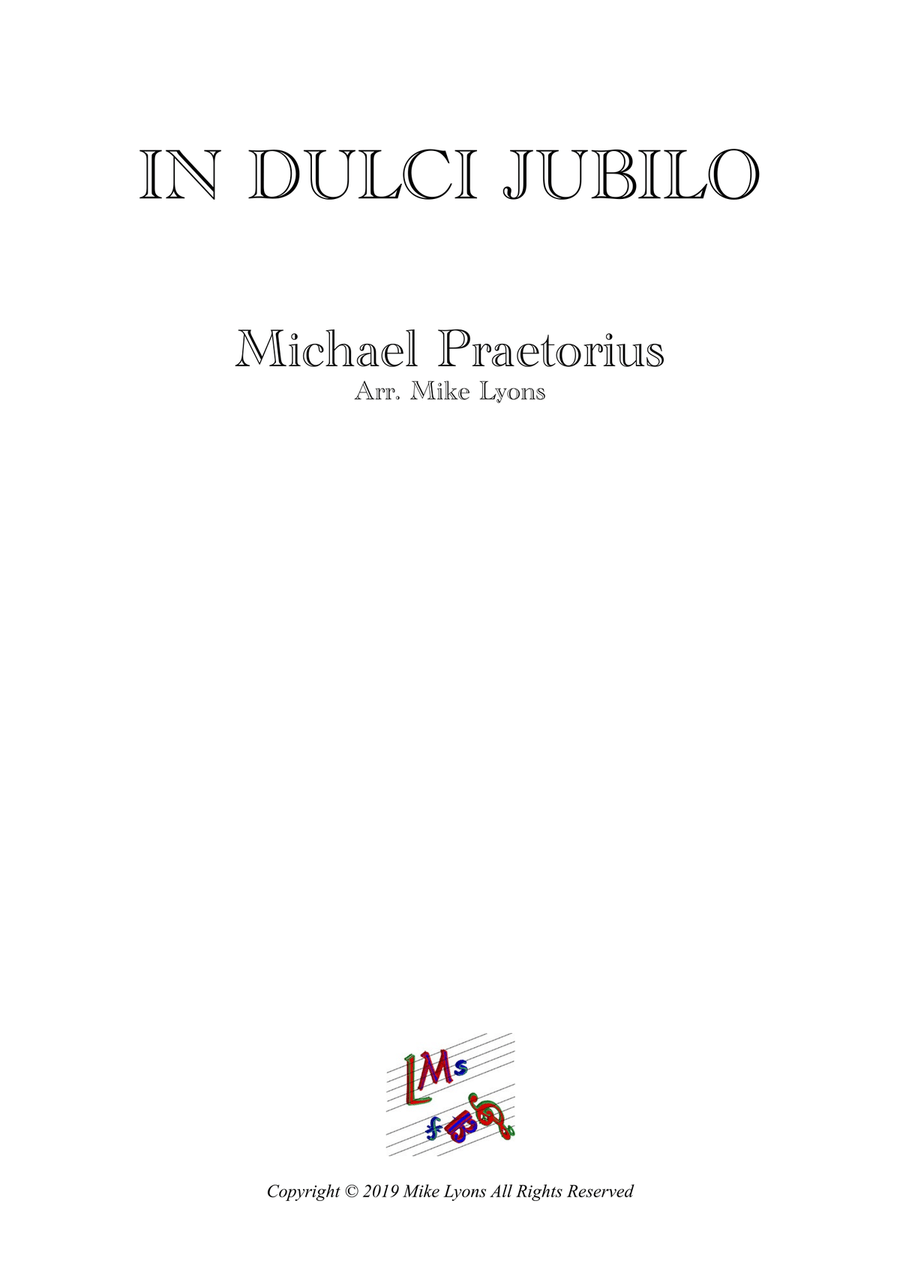 Bassoon Quartet - In Dulci Jubilo image number null