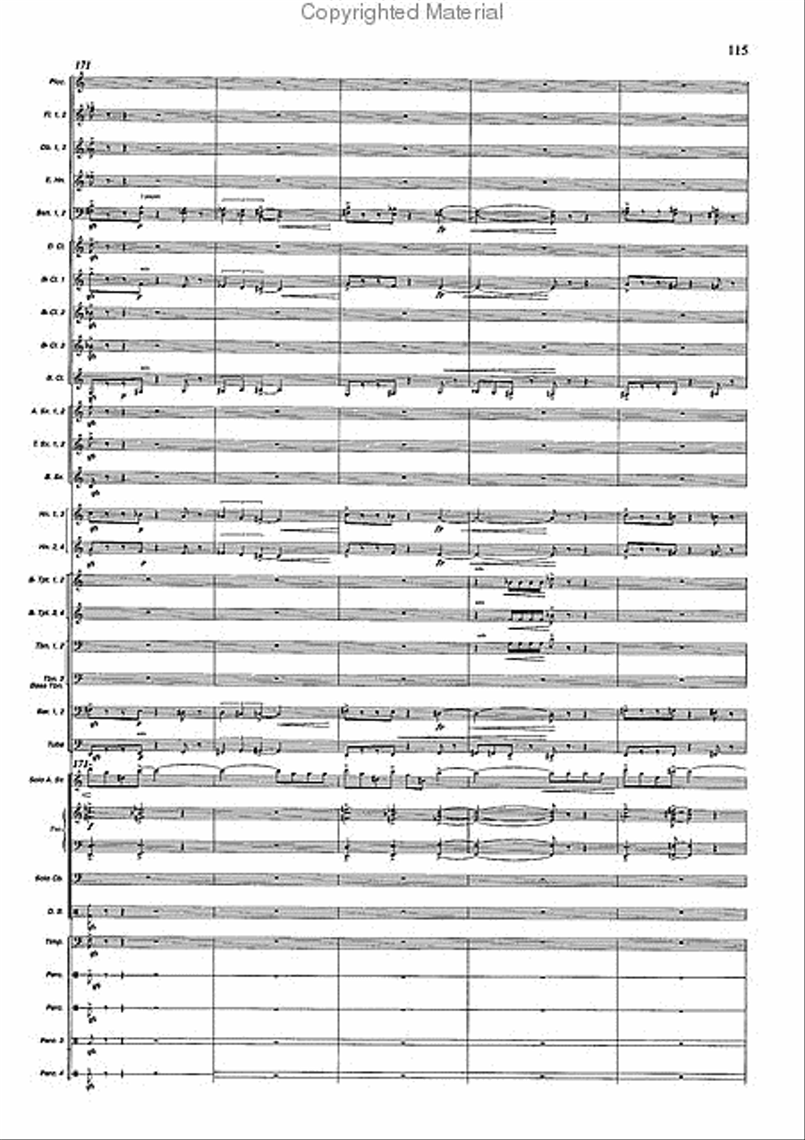 Concertango Concert Band scores gallery preview page 116