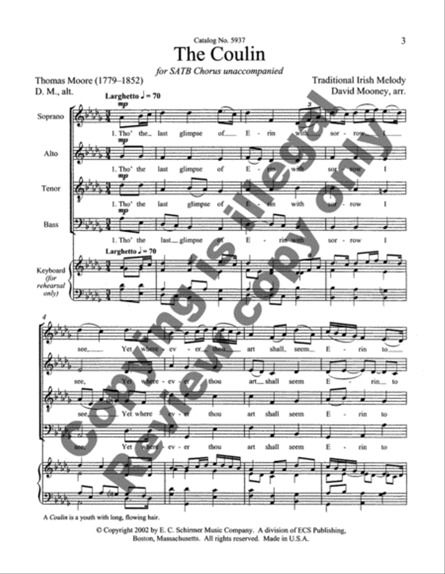 The Coulin 4-Part scores gallery preview page 3