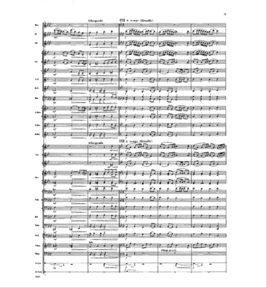 In All Its Glory Concert Band scores gallery preview page 17