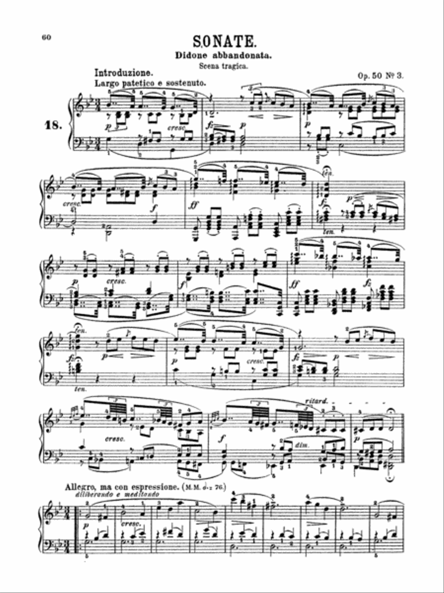 Clementi: Piano Sonatas (Volume III) Piano Solo scores gallery preview page 1
