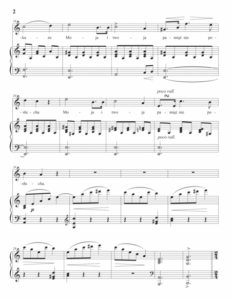 CHOPIN: Precz z moich oczu, Op. 74 no. 6 (transposed to A minor)