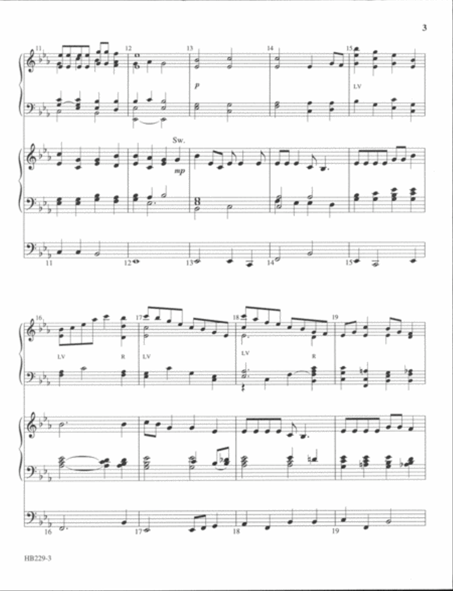 Swing Low, Sweet Chariot - Handbell Full Score Handbell Choir scores gallery preview page 3