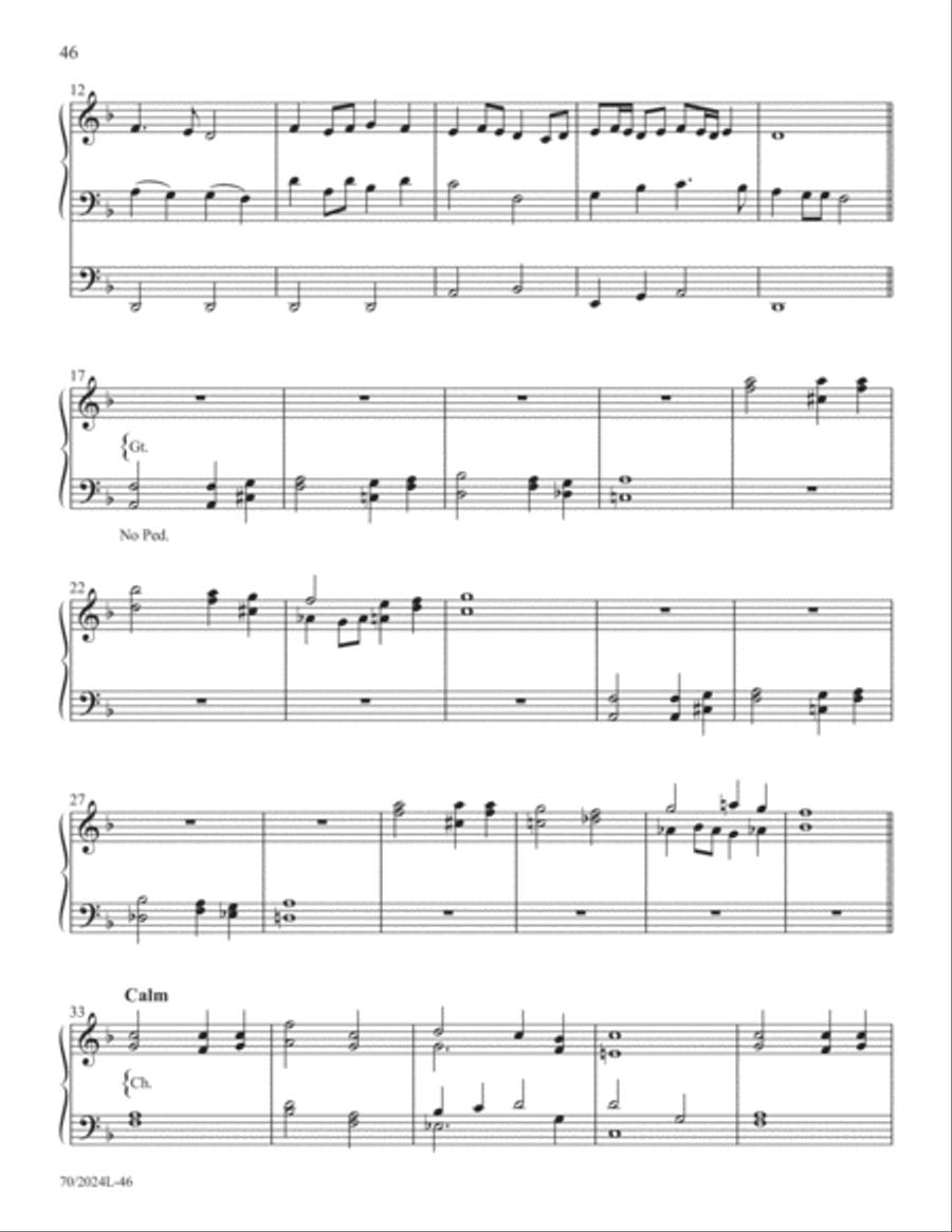 The Sacred Organ Library, Vol. 1 Organ Solo scores gallery preview page 22
