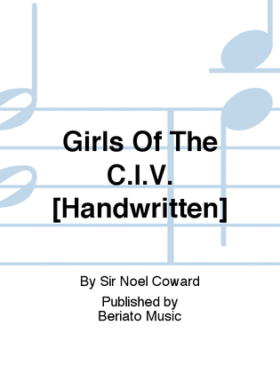 Girls Of The C.I.V. [Handwritten]