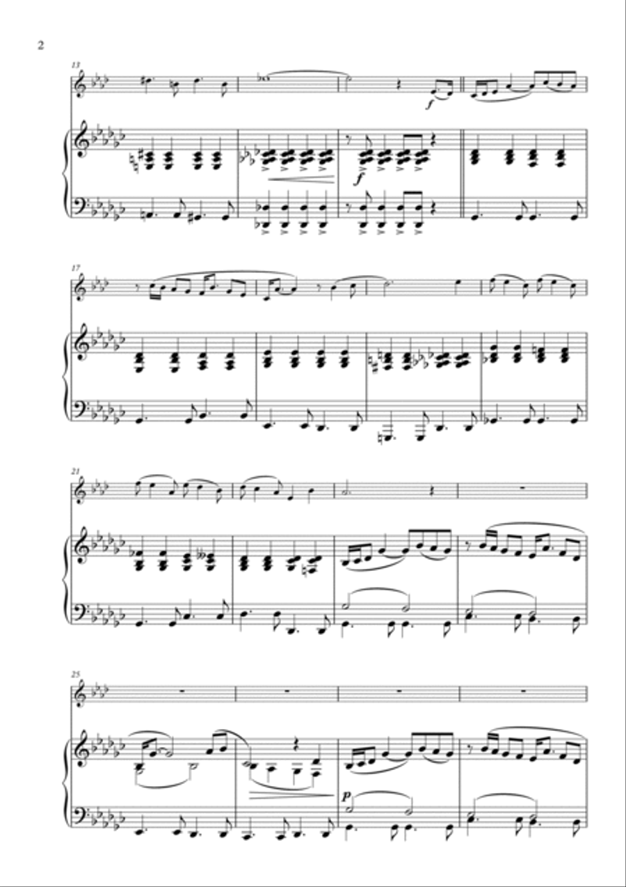 Tomorrow Tomorrow Clarinet Solo scores gallery preview page 4