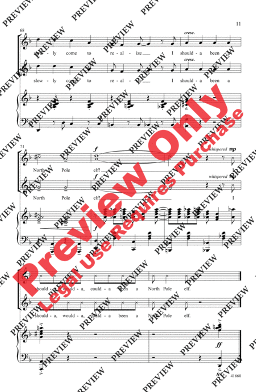 Shoulda Been a North Pole Elf - SoundTrax CD (CD only) Choir scores gallery preview page 10