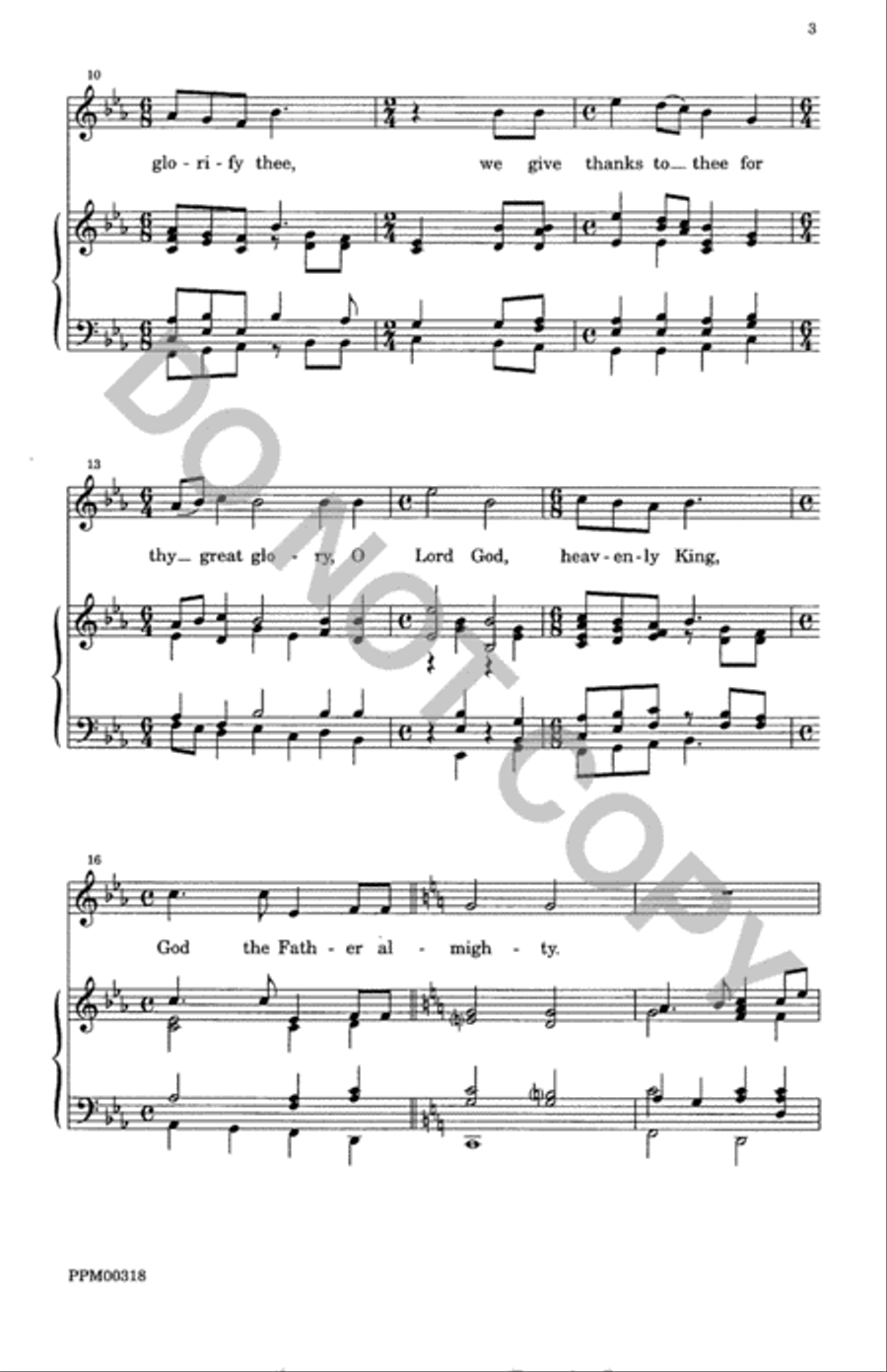 Missa Ecclesia Christi Unison Choir scores gallery preview page 4