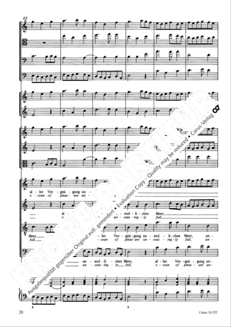 From the deepest comes our plea (Aus der Tiefen rufen wir) 4-Part scores gallery preview page 31