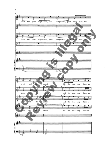 Ringeltänze 5. At Christmas Be Merry (Choral Score)