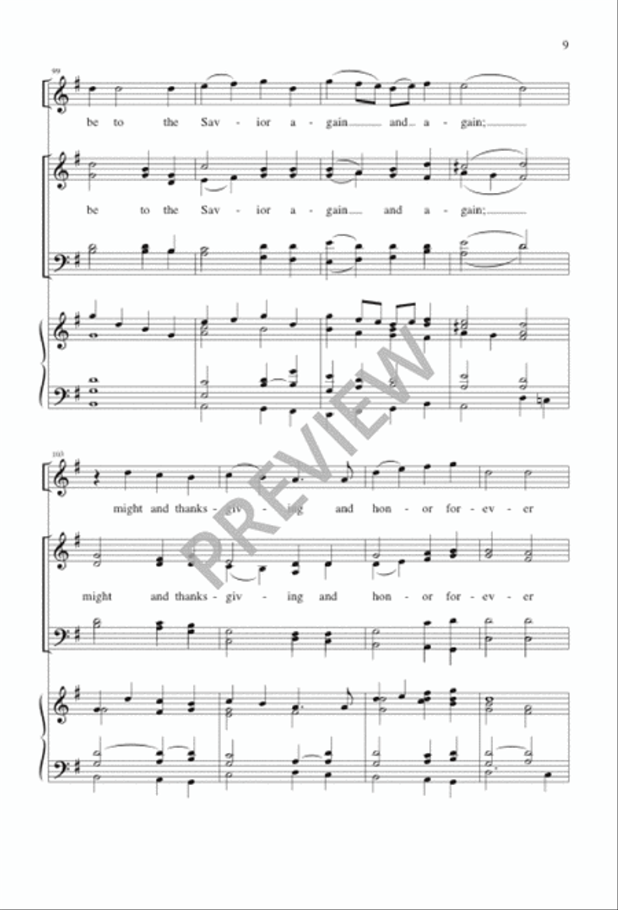 Here from All Nations 4-Part scores gallery preview page 9