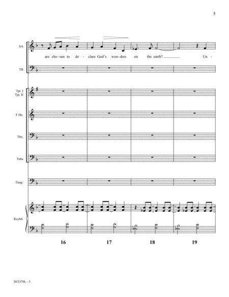 Our Joyful Declaration! - Brass and Timpani Score and Parts