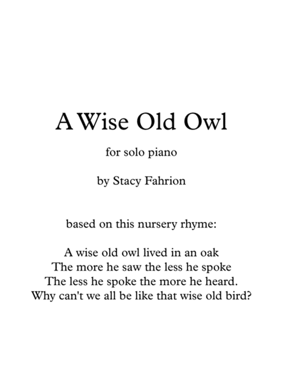 A Wise Old Owl image number null