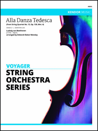 Book cover for Alla Danza Tedesca (Full Score)