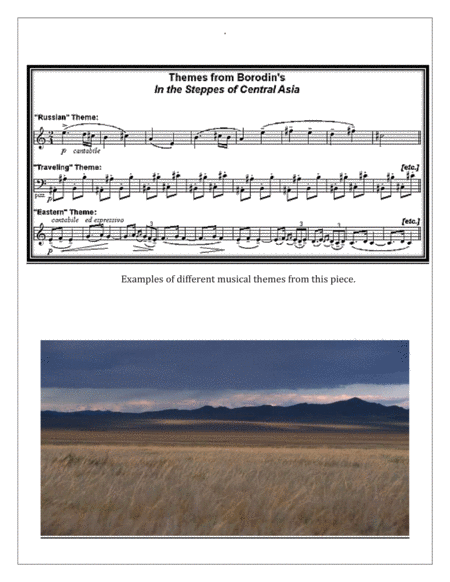 In the Steppes of Central Asia for flute choir / ensemble image number null
