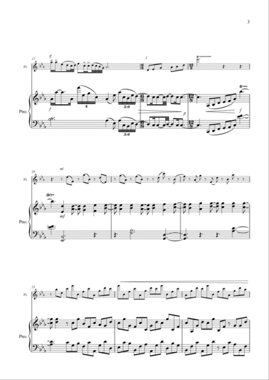 Emakhaya (Flute version) Emakhaya (Flute version) Flute Solo scores gallery preview page 3