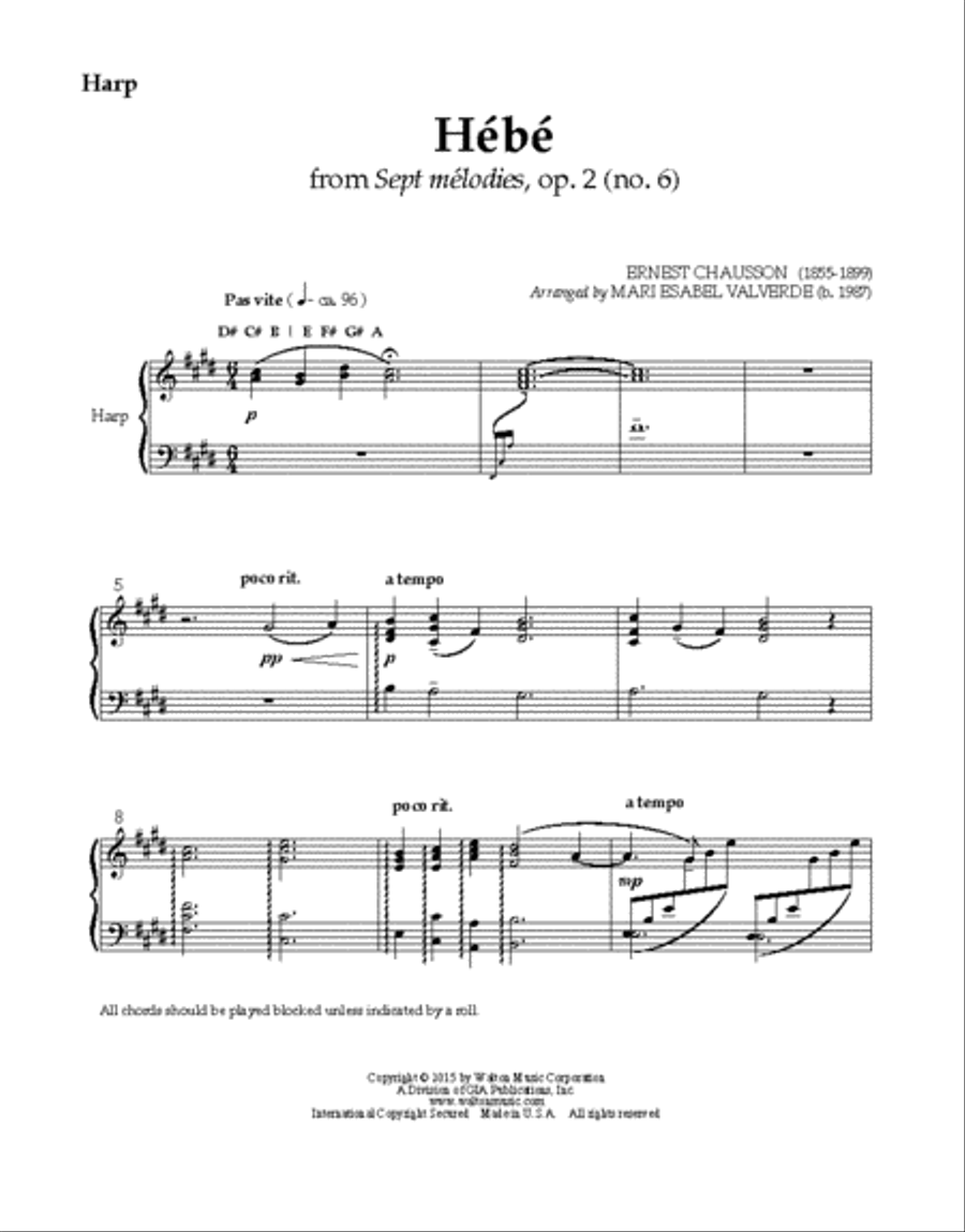 Hebe Hebe Harp scores gallery preview page 2
