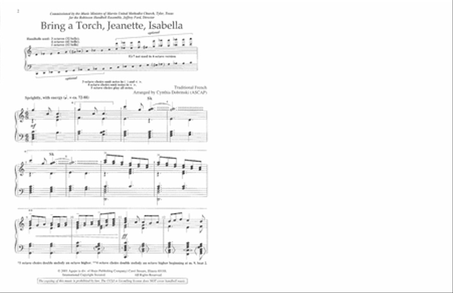 Bring a Torch, Jeanette Isabella 5-Octaves scores gallery preview page 10