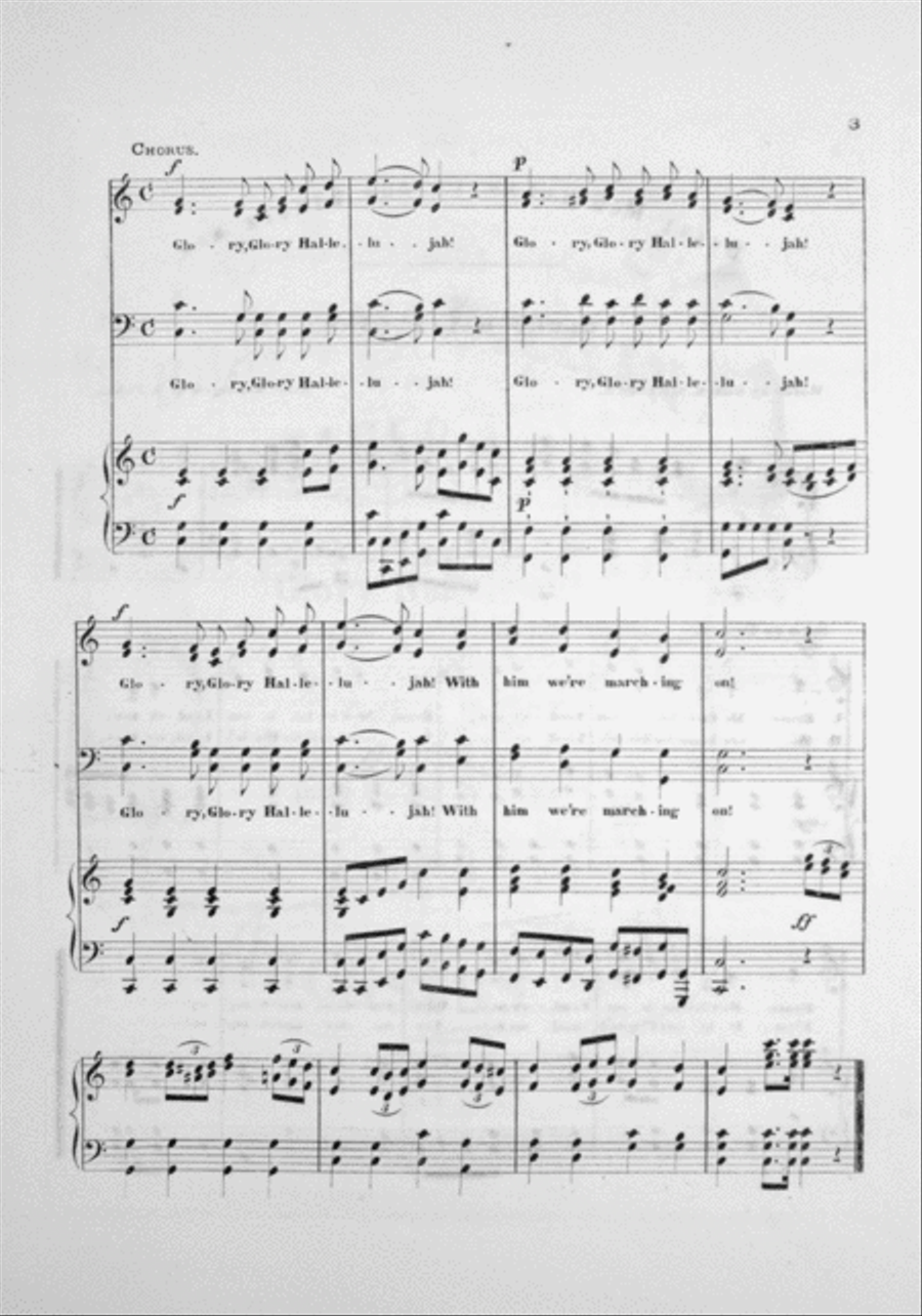 (1) Brave McClellan is Our Leader Now, or Glory Hallelujah! Also the Famous (2) John Brown's Song Voice scores gallery preview page 3