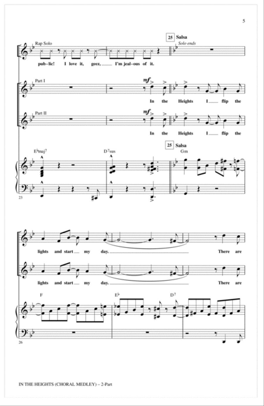 In The Heights (Choral Medley) (arr. Mac Huff)