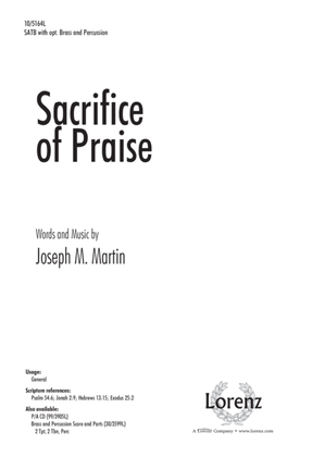 Book cover for Sacrifice of Praise