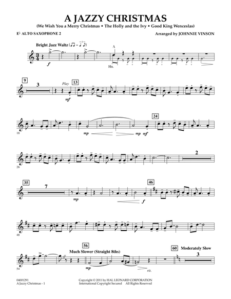 A Jazzy Christmas - Eb Alto Saxophone 2