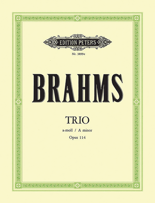 Book cover for Piano Trio, Op.114