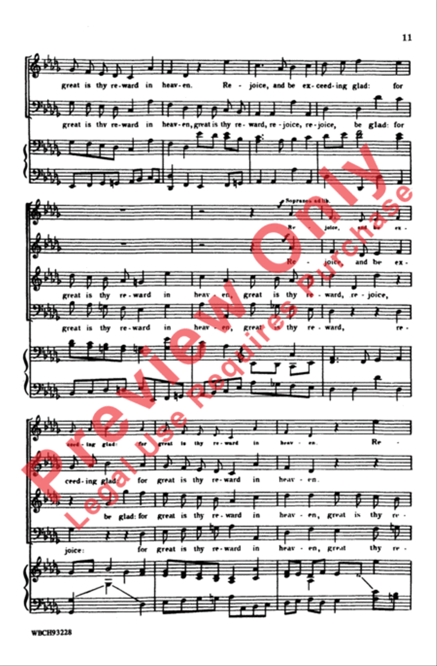 Beatitudes Beatitudes 4-Part scores gallery preview page 10