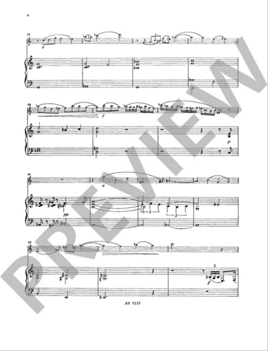 Vision op. 140 Vision op. 140 Flute Solo scores gallery preview page 5
